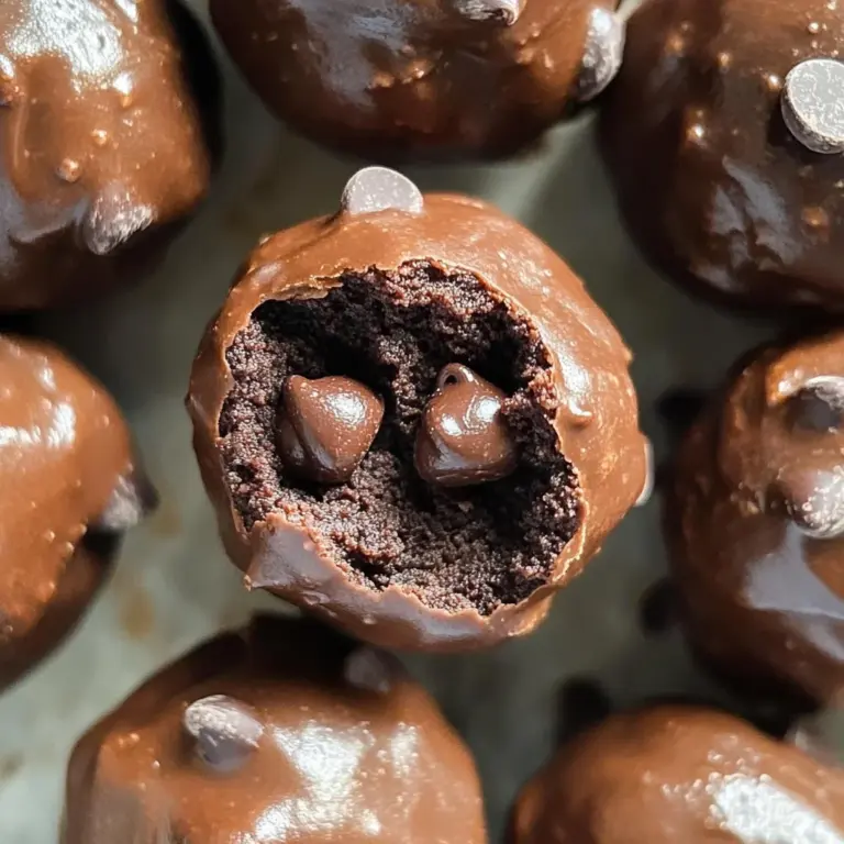 3-Ingredient No Bake Brownie Bites