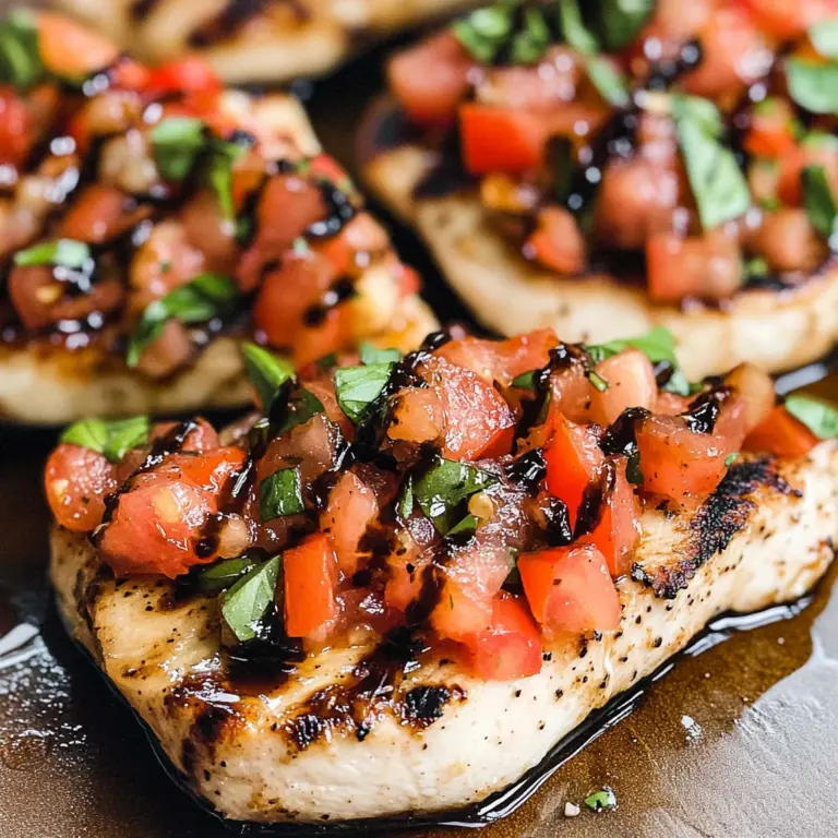 30-Minute Bruschetta Chicken (Grilled or Baked)