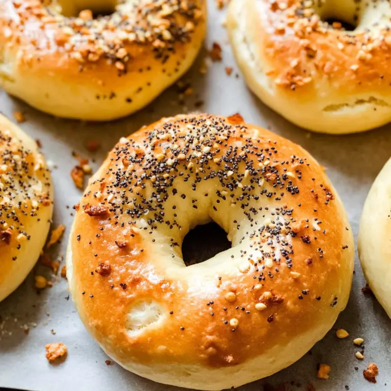 3 Ingredient Air Fryer Bagels