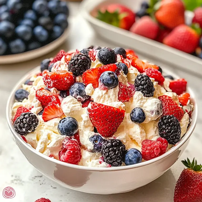 Berry Cheesecake Salad