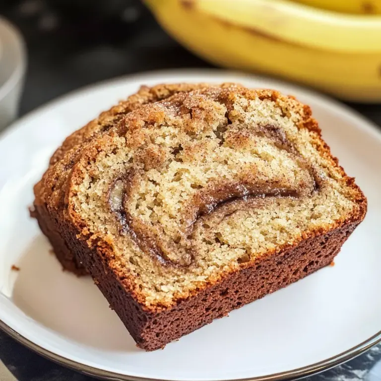 Cinnamon Swirl Banana Bread (gluten-free, dairy-free option)