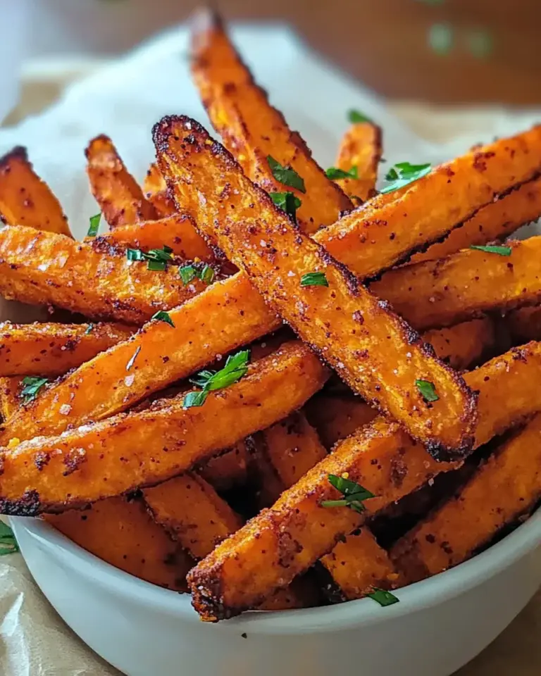 Crispy Oven Baked Sweet Potato Fries