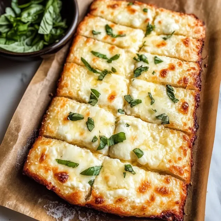 Easy Keto Cheesy Garlic Bread