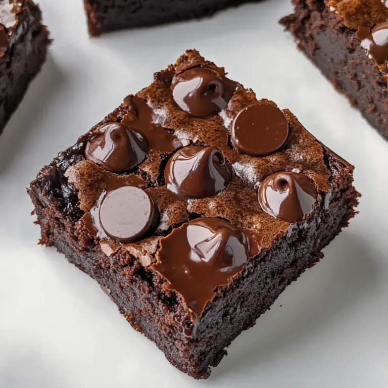Flourless Greek Yogurt Brownies