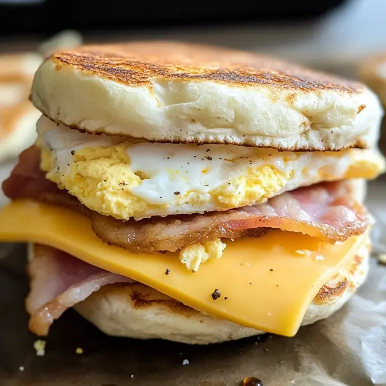Freezer Breakfast Sandwiches - 3 Smart Points
