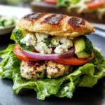 Greek Chicken Burgers