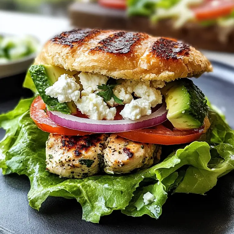 Greek Chicken Burgers