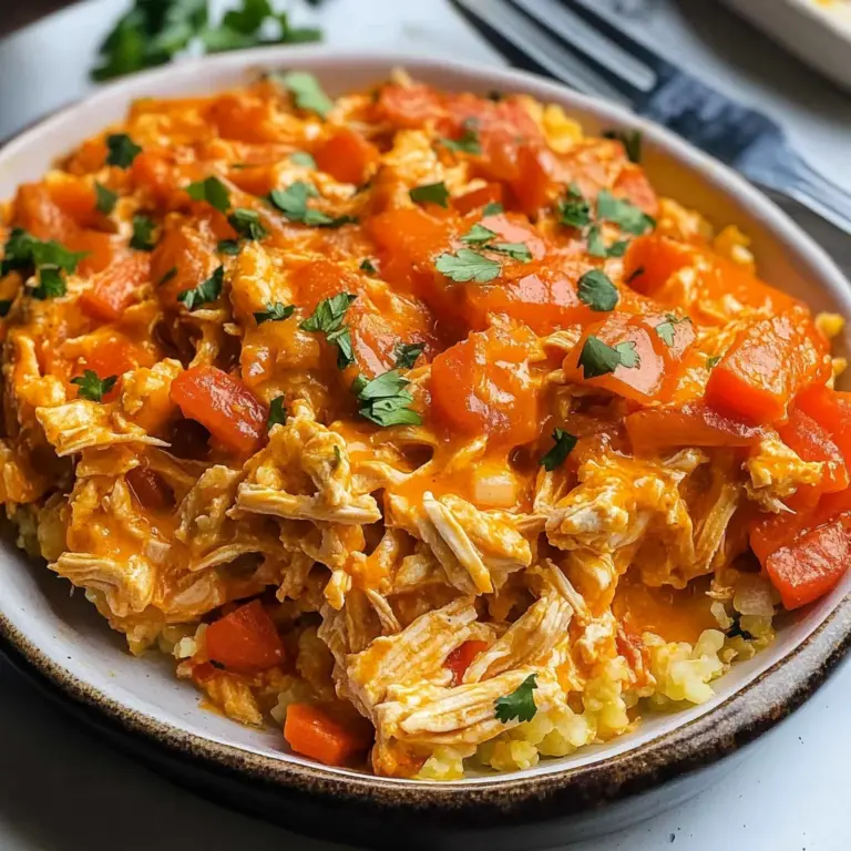 Healthy Buffalo Chicken Casserole