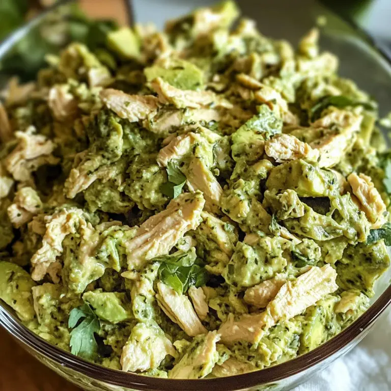Healthy Green Goddess Chicken Salad (High-Protein)
