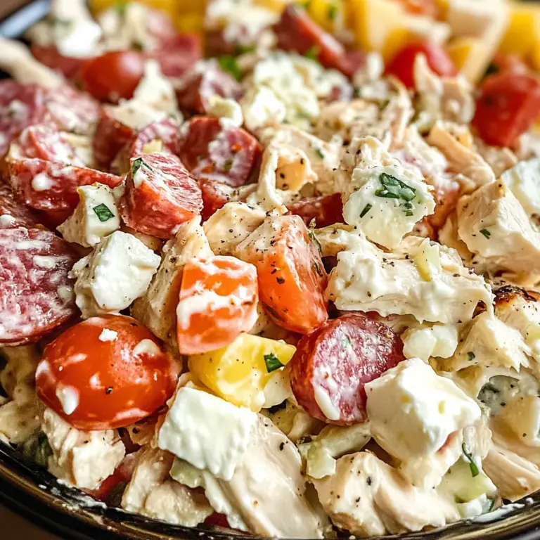 Italian Grinder Chicken Salad