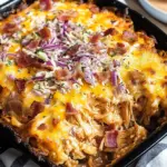 Keto BBQ Chicken Casserole