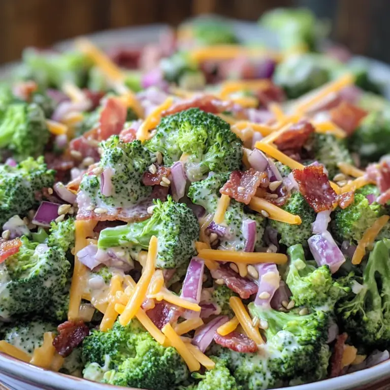 Keto Broccoli Salad Recipe