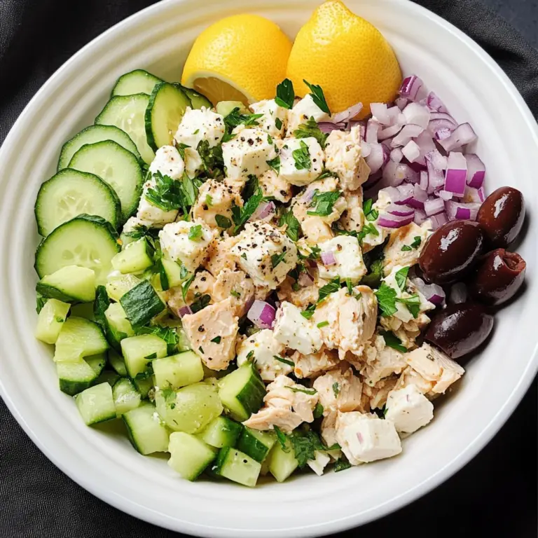 Keto Mediterranean Chicken Salad