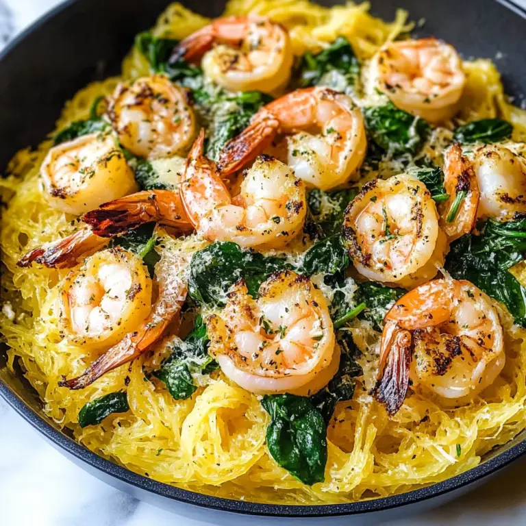 Spaghetti Squash Shrimp Scampi Recipe