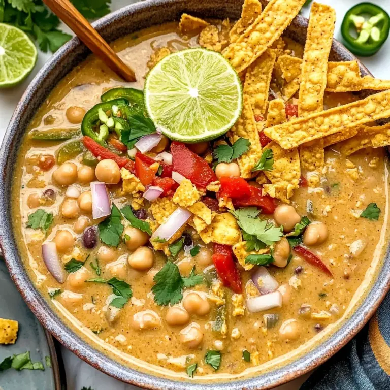 Vegan White Chickpea Chili