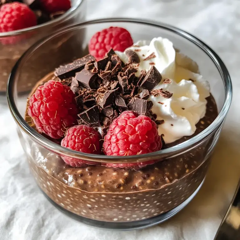 Chocolate Chia Seed Pudding