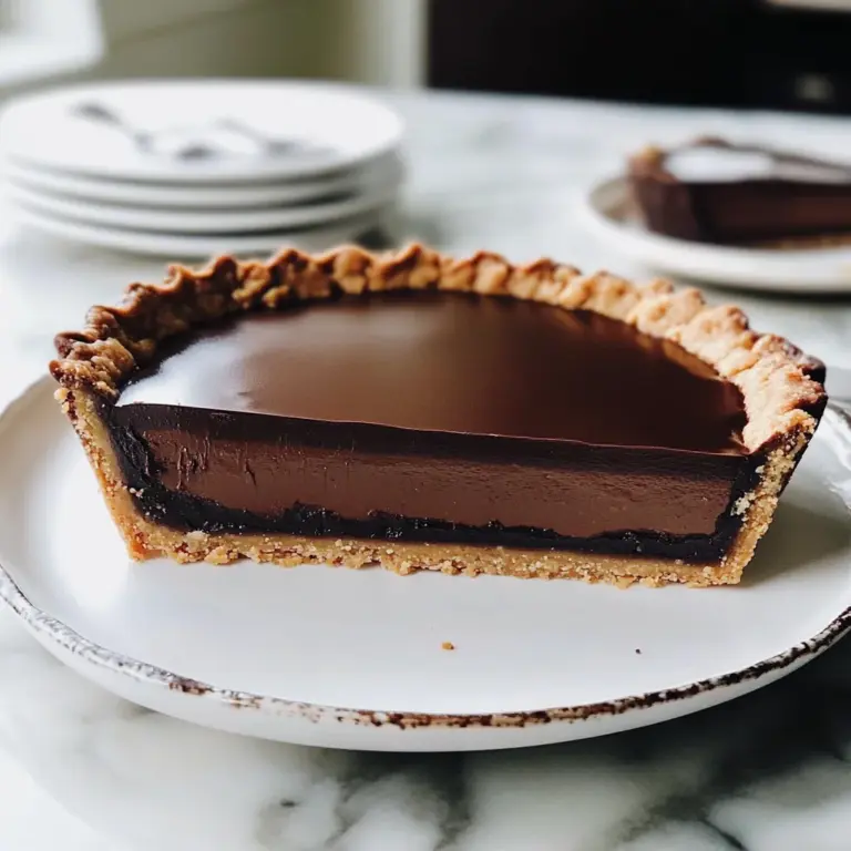 Chocolate Truffle Tart (gluten-free, dairy-free)