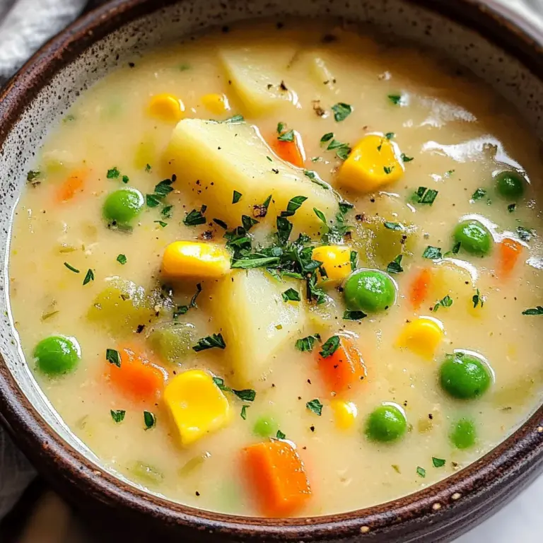 Creamy Vegetable Soup Recipe