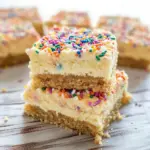 Keto Sugar Cookie Cheesecake Bars