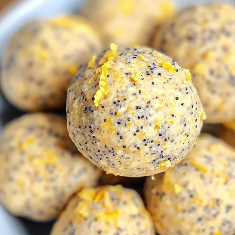 Lemon Poppy Seed Energy Bites