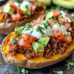 Taco Stuffed Sweet Potatoes
