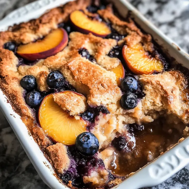 Vegan Brown Butter Peach Cobbler