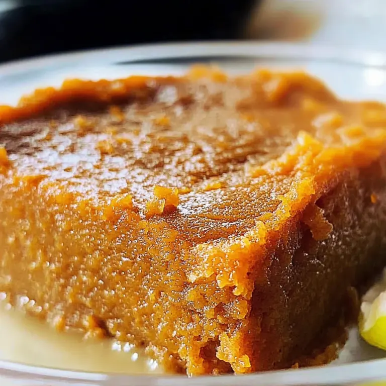 Vegan Jamaican Sweet Potato Pudding
