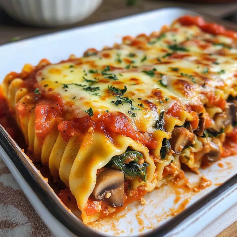 Vegan Lasagna Roll Ups