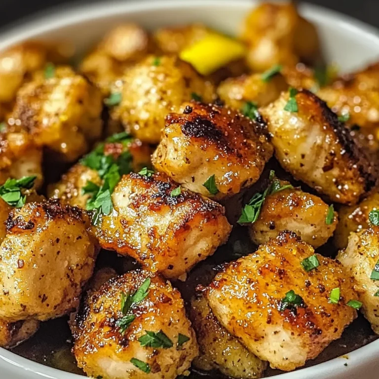 Air Fryer Lemon Chicken Bites