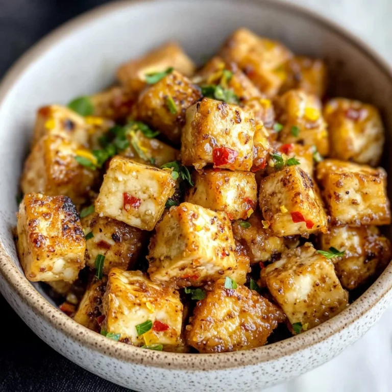 Baked Lemon Pepper Tofu
