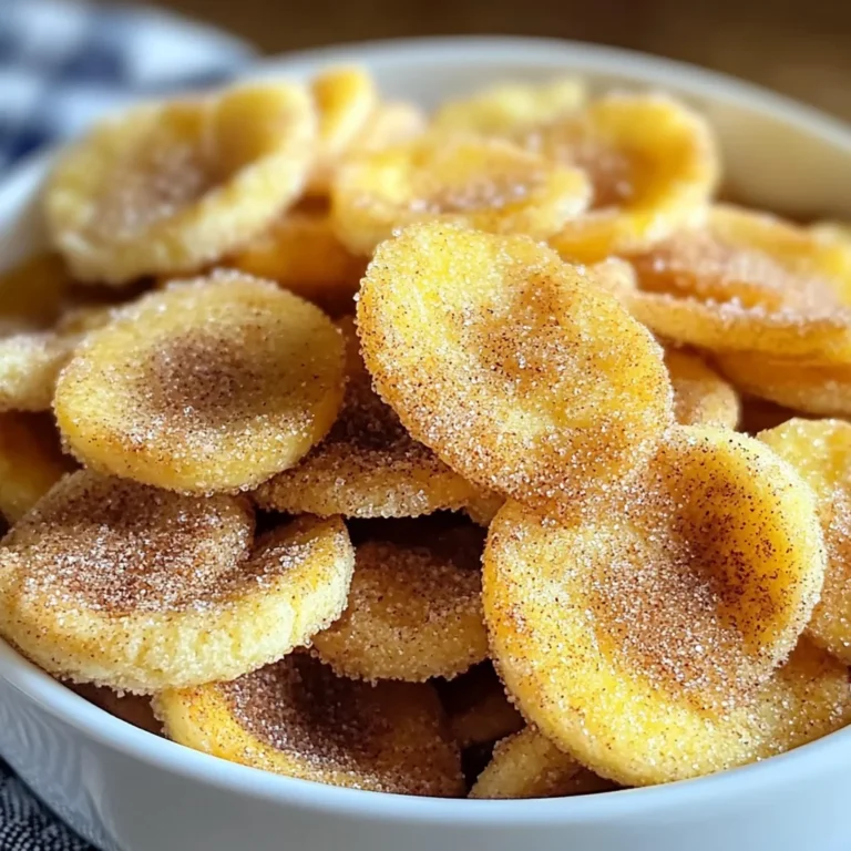 Cinnamon-Sugar Air Fryer Banana Chips