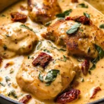 Creamy Chicken with Sun-Dried Tomatoes