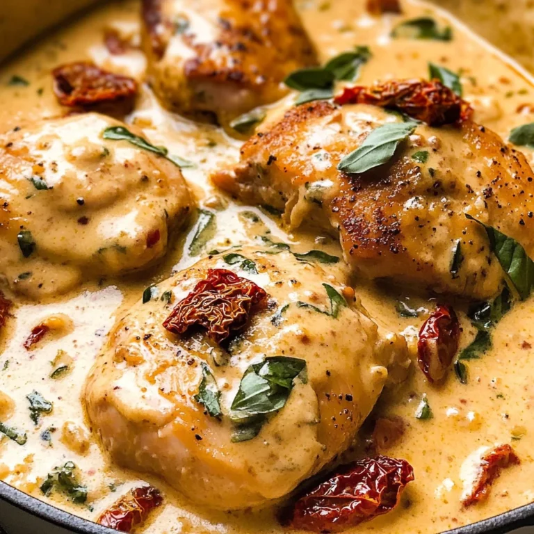 Creamy Chicken with Sun-Dried Tomatoes