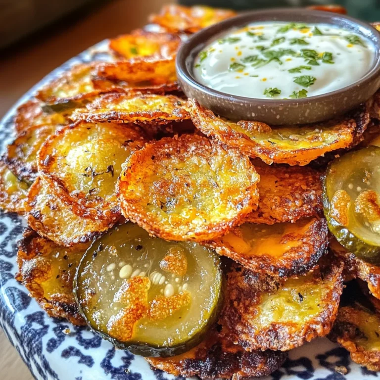 Crispy Cheesy Dill Pickle Chips