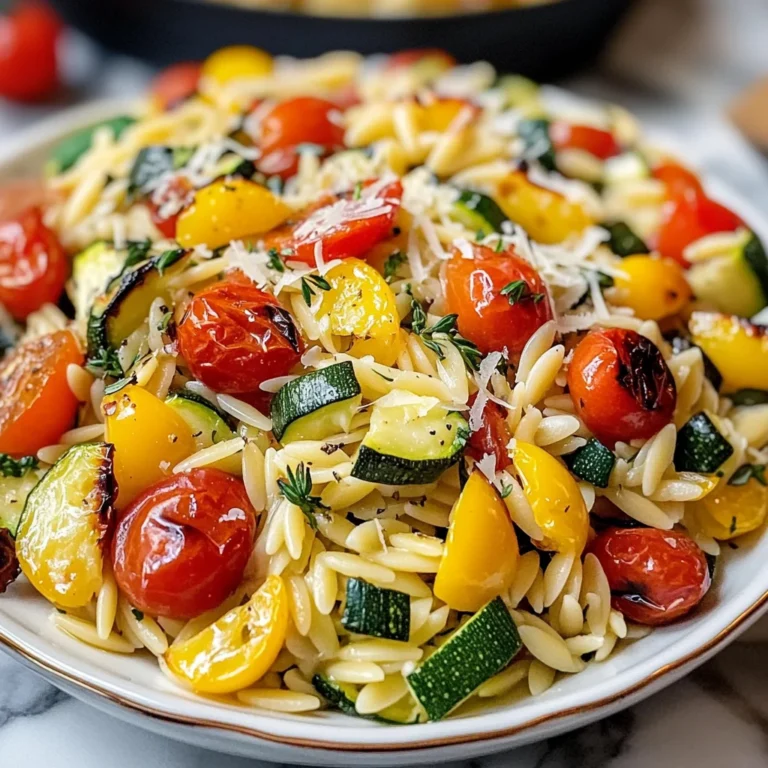 Easy Roasted Vegetable Orzo Recipe