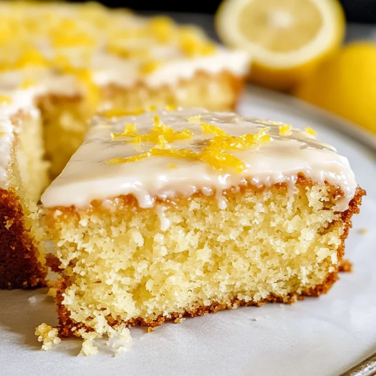 Gluten Free Lemon Drizzle Cake