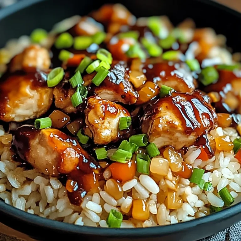 Honey BBQ Chicken Rice