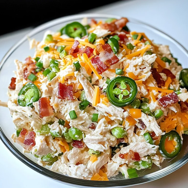 KETO JALAPENO POPPER CHICKEN SALAD
