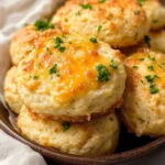 Keto Cheddar Garlic Biscuits