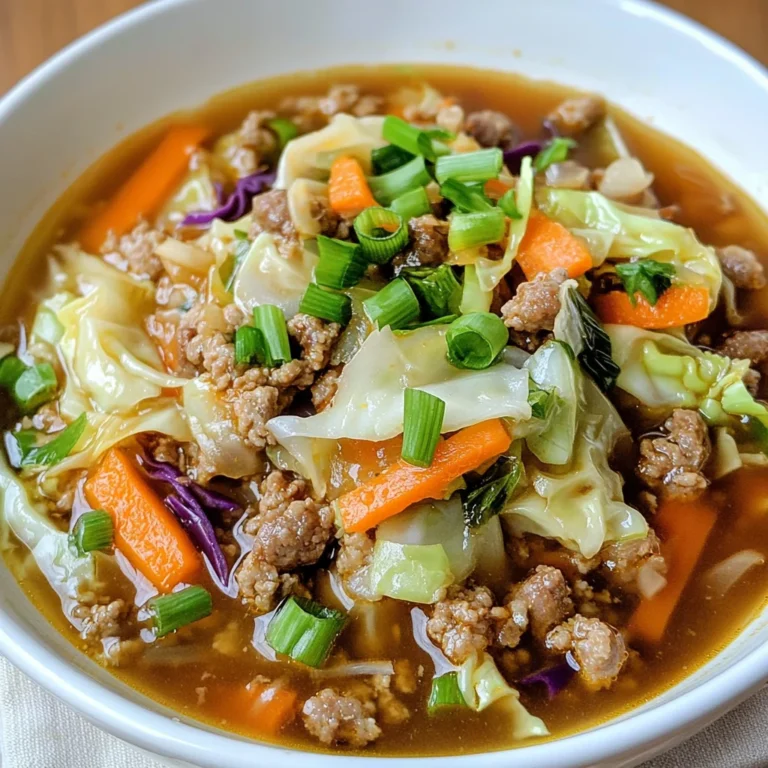 Keto Egg Roll Soup