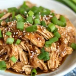 Keto Shredded Crock Pot Teriyaki Chicken