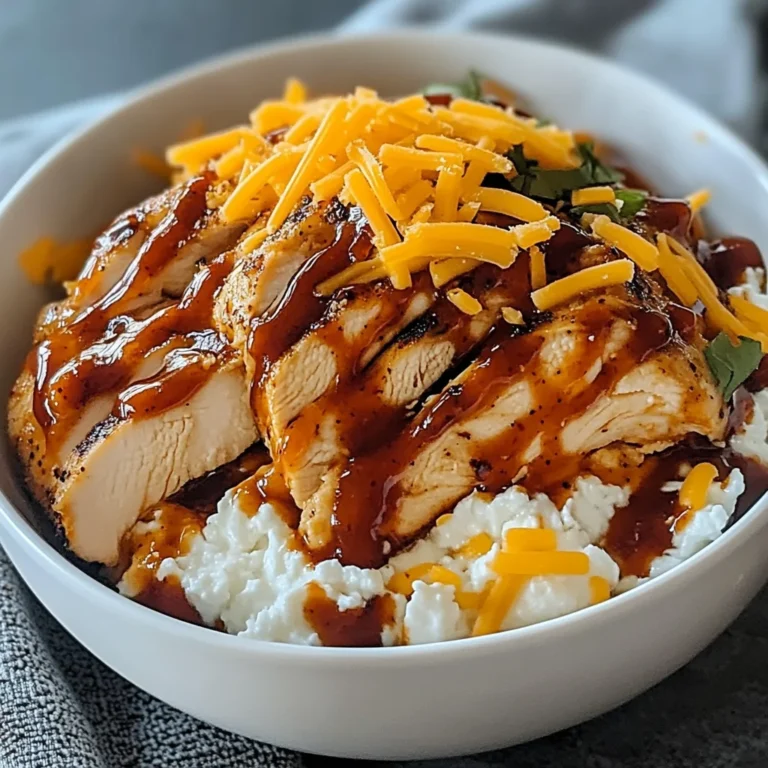 Macro Friendly BBQ Ranch Chicken Bowl with 42g of Protein