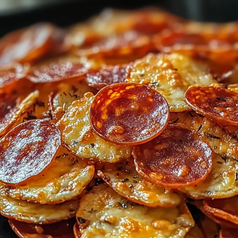 Pepperoni Cheese Crisps