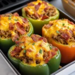 Stuffed Bell Peppers Without Rice