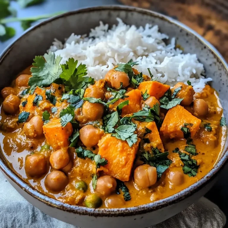 Sweet Potato and Chickpea Curry