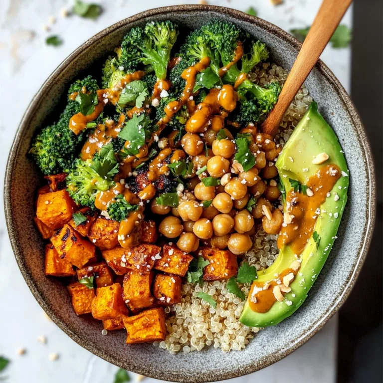Thai Peanut Sweet Potato Buddha Bowl
