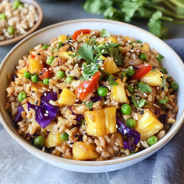 Vegan Pineapple Fried Rice