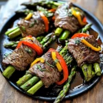 Air Fried Steak and Asparagus Bundles