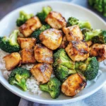 Air Fryer Chicken Bites and Broccoli