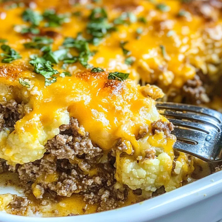 Keto Cheeseburger Casserole Recipe
